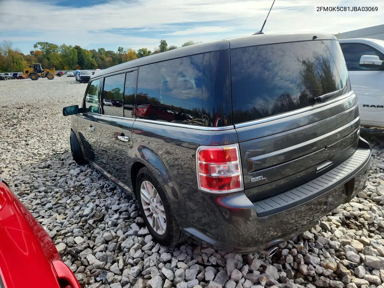 2018 FORD FLEX VIN 2FMGK5C81JBA03069 — фото 2