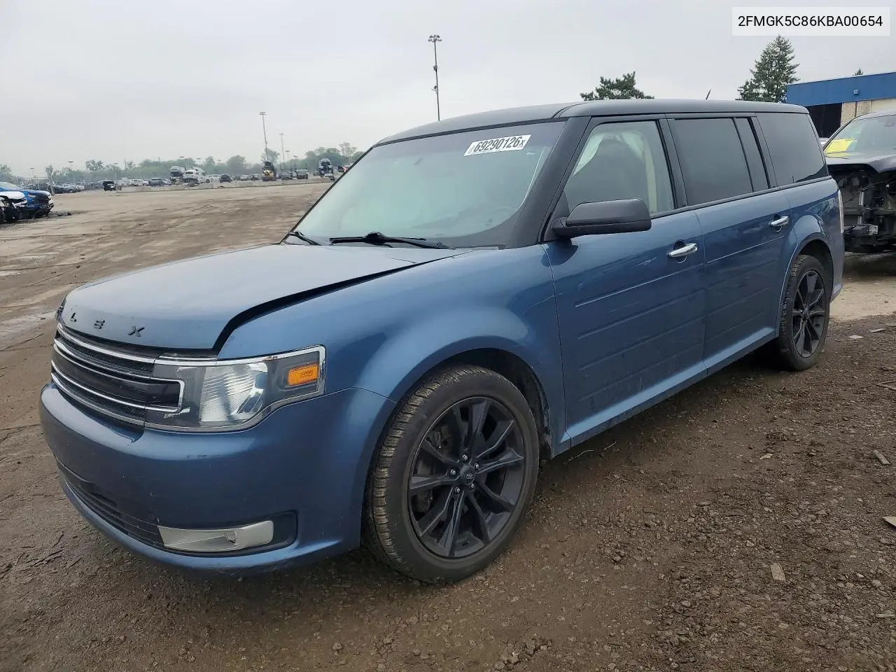 FORD FLEX 2019, VIN 2FMGK5C86KBA00654