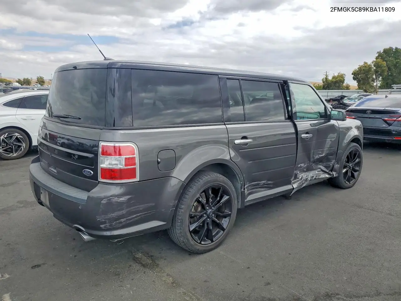 2019 FORD FLEX VIN 2FMGK5C89KBA11809 — фото 3