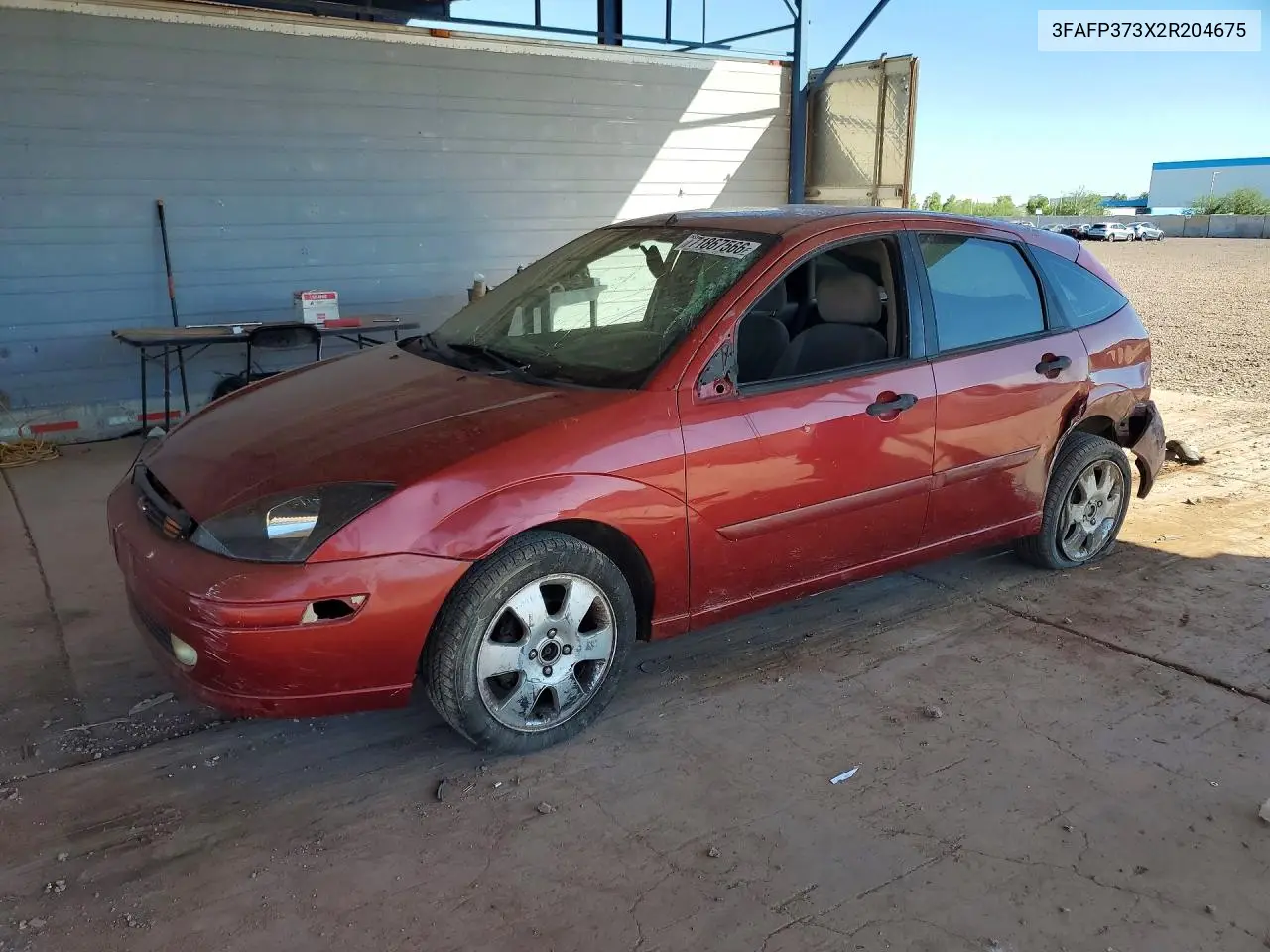 FORD FOCUS 2002, VIN 3FAFP373X2R204675
