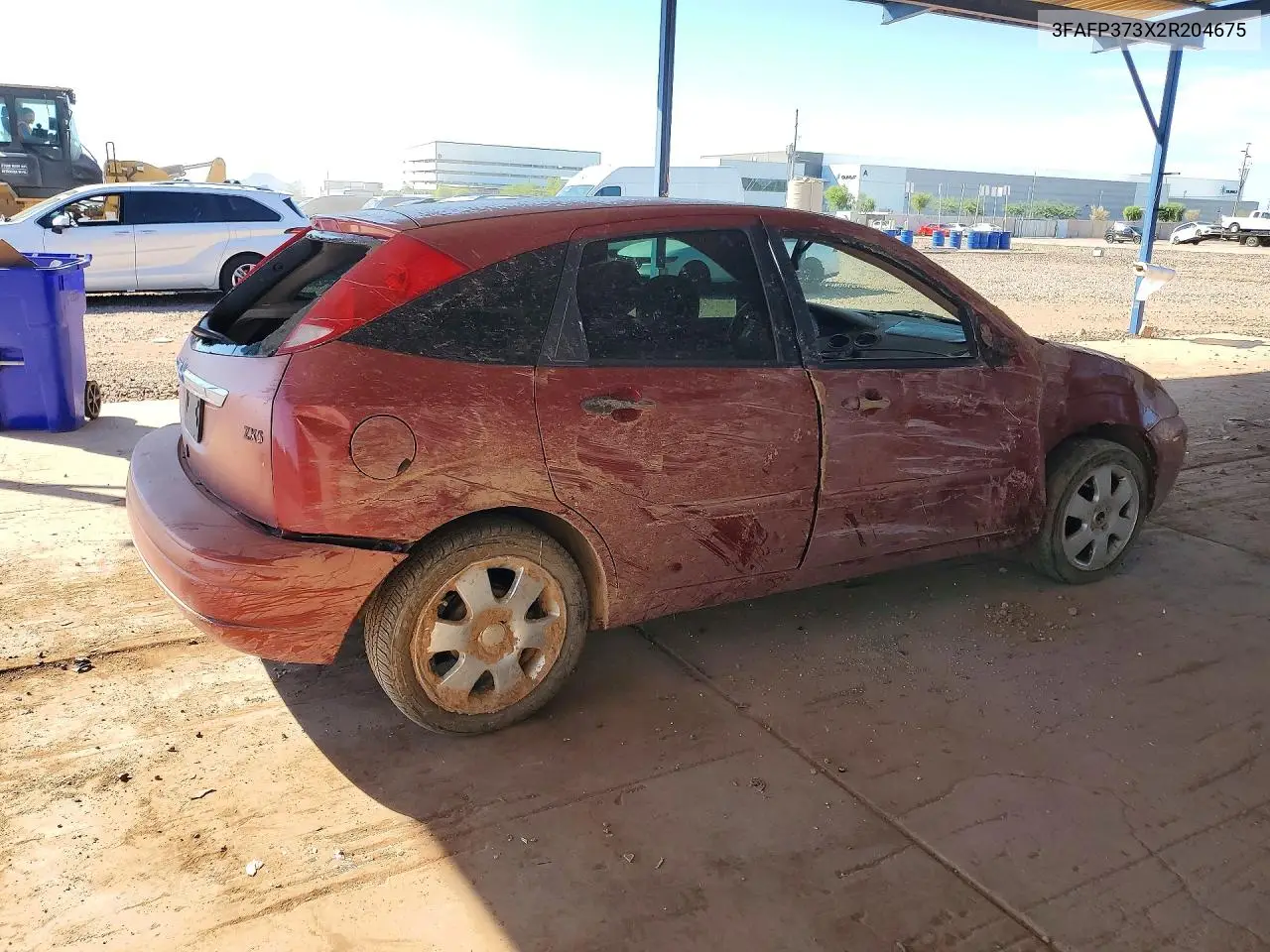 2002 FORD FOCUS VIN 3FAFP373X2R204675 — фото 3