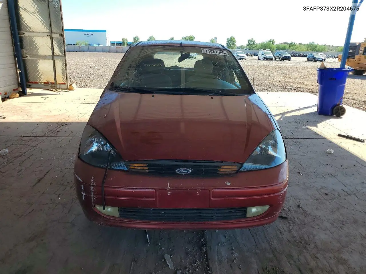 2002 FORD FOCUS VIN 3FAFP373X2R204675 — фото 5