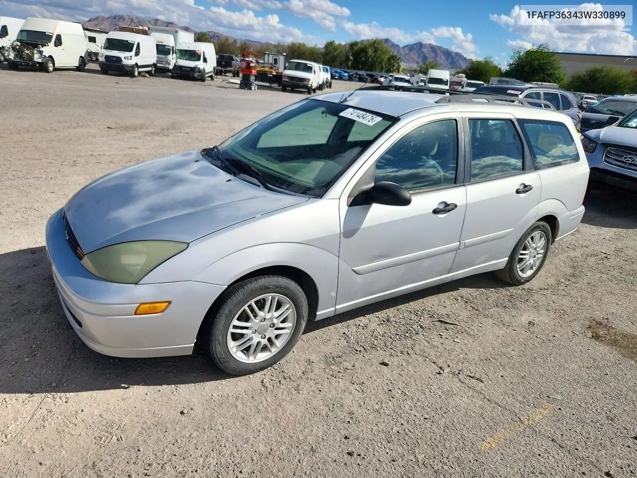 FORD FOCUS 2003, VIN 1FAFP36343W330899
