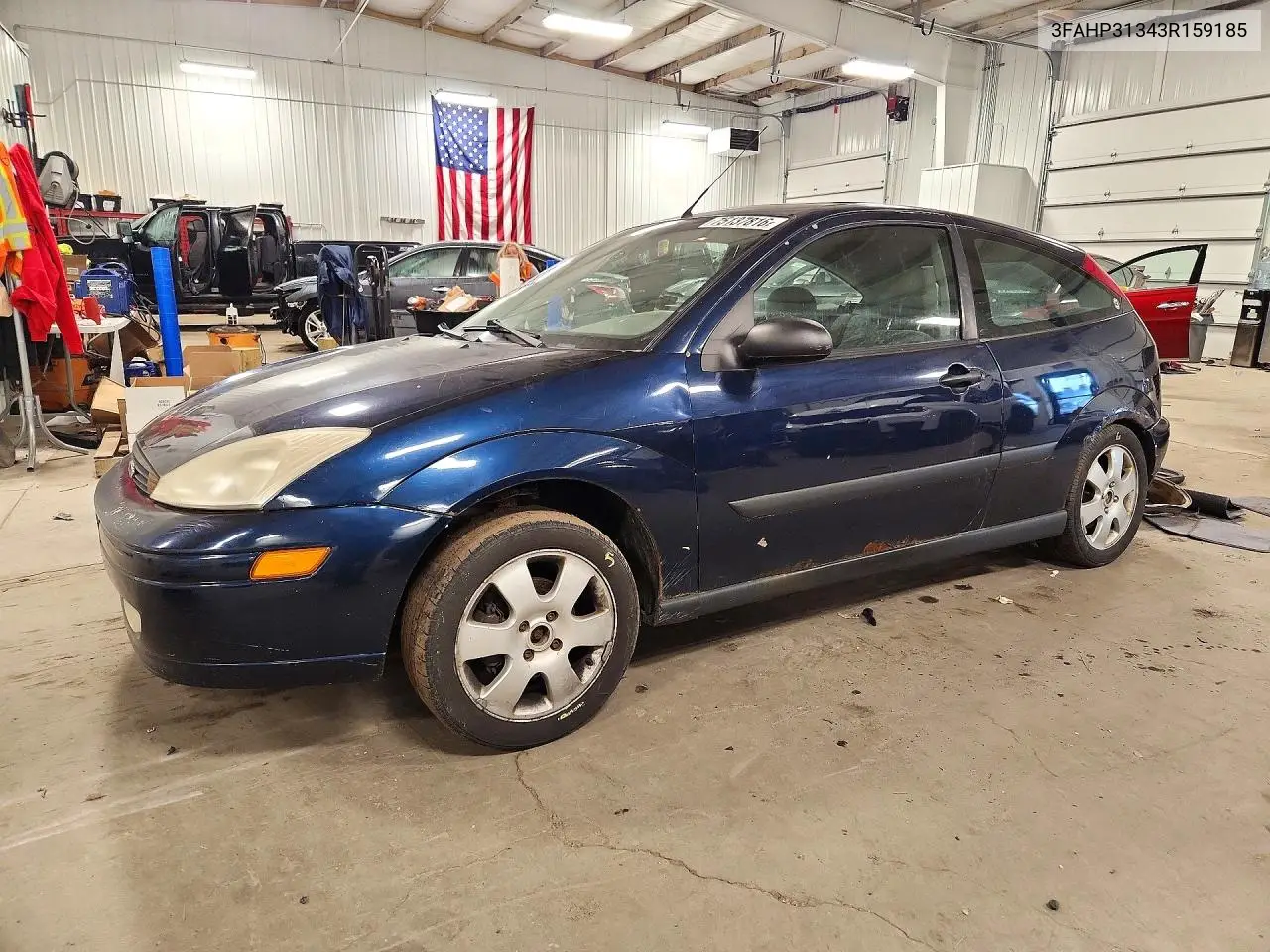 FORD FOCUS 2003, VIN 3FAHP31343R159185