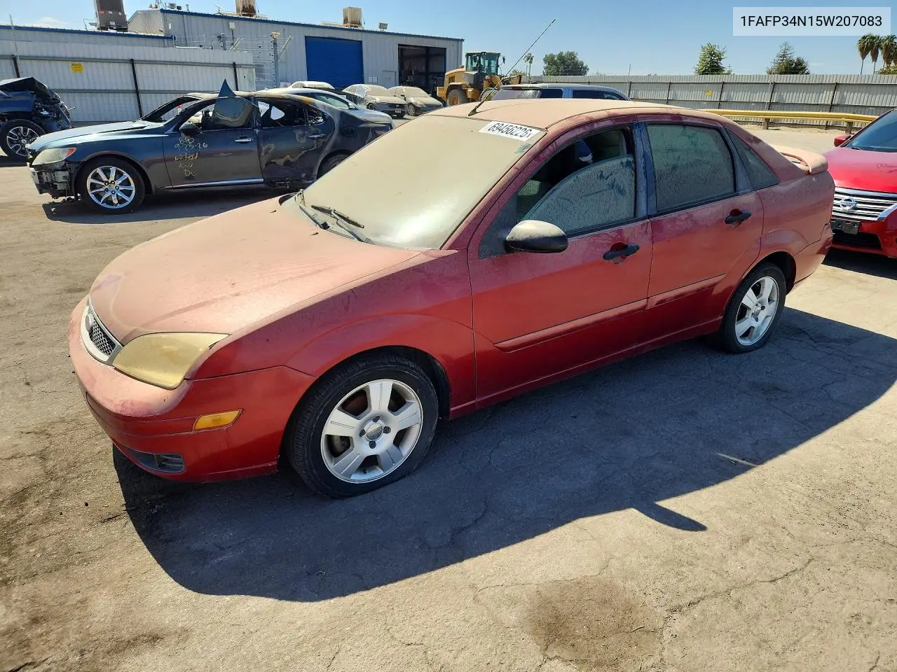 FORD FOCUS 2005, VIN 1FAFP34N15W207083