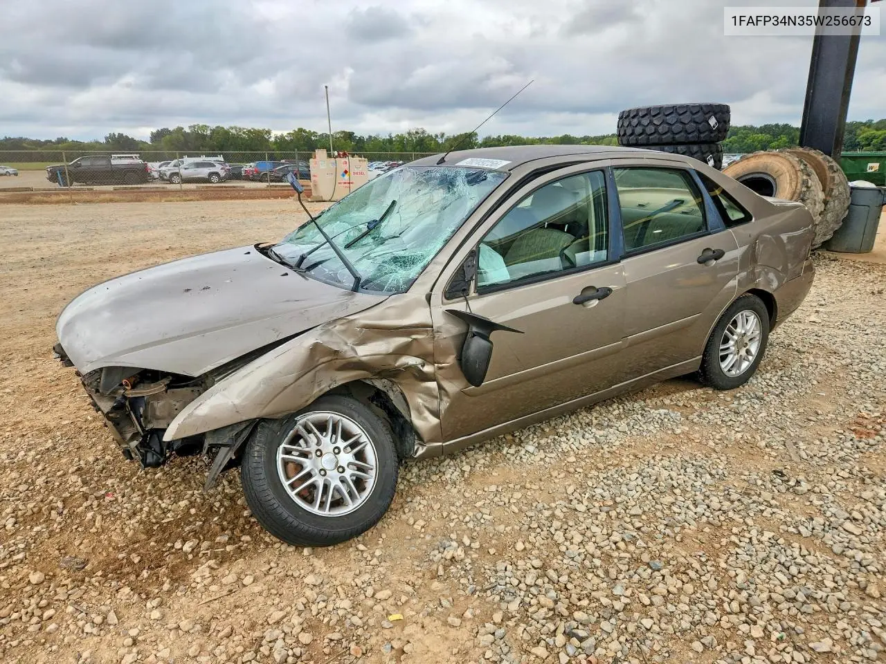 FORD FOCUS 2005, VIN 1FAFP34N35W256673