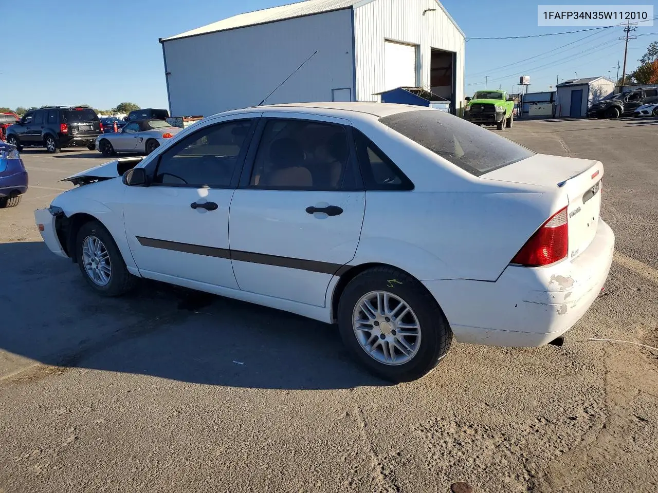 2005 FORD FOCUS VIN 1FAFP34N35W112010 — фото 2