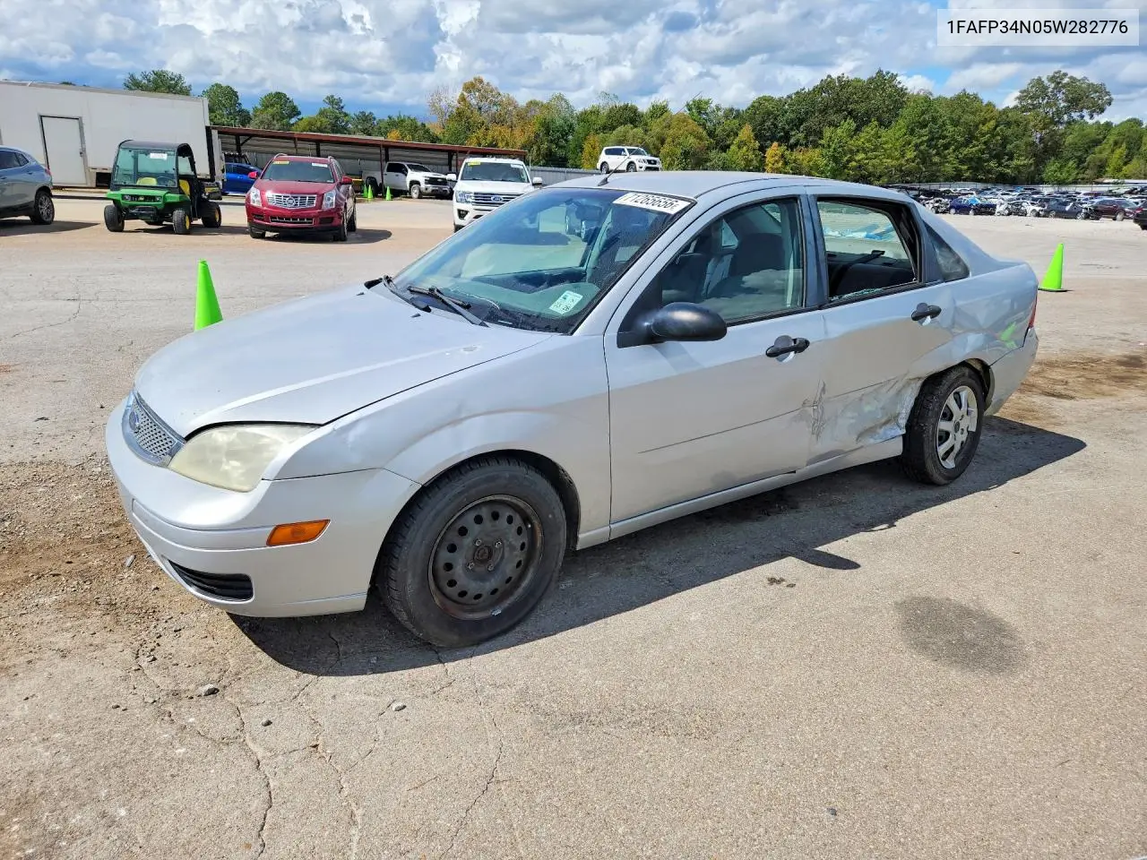 FORD FOCUS 2005, VIN 1FAFP34N05W282776