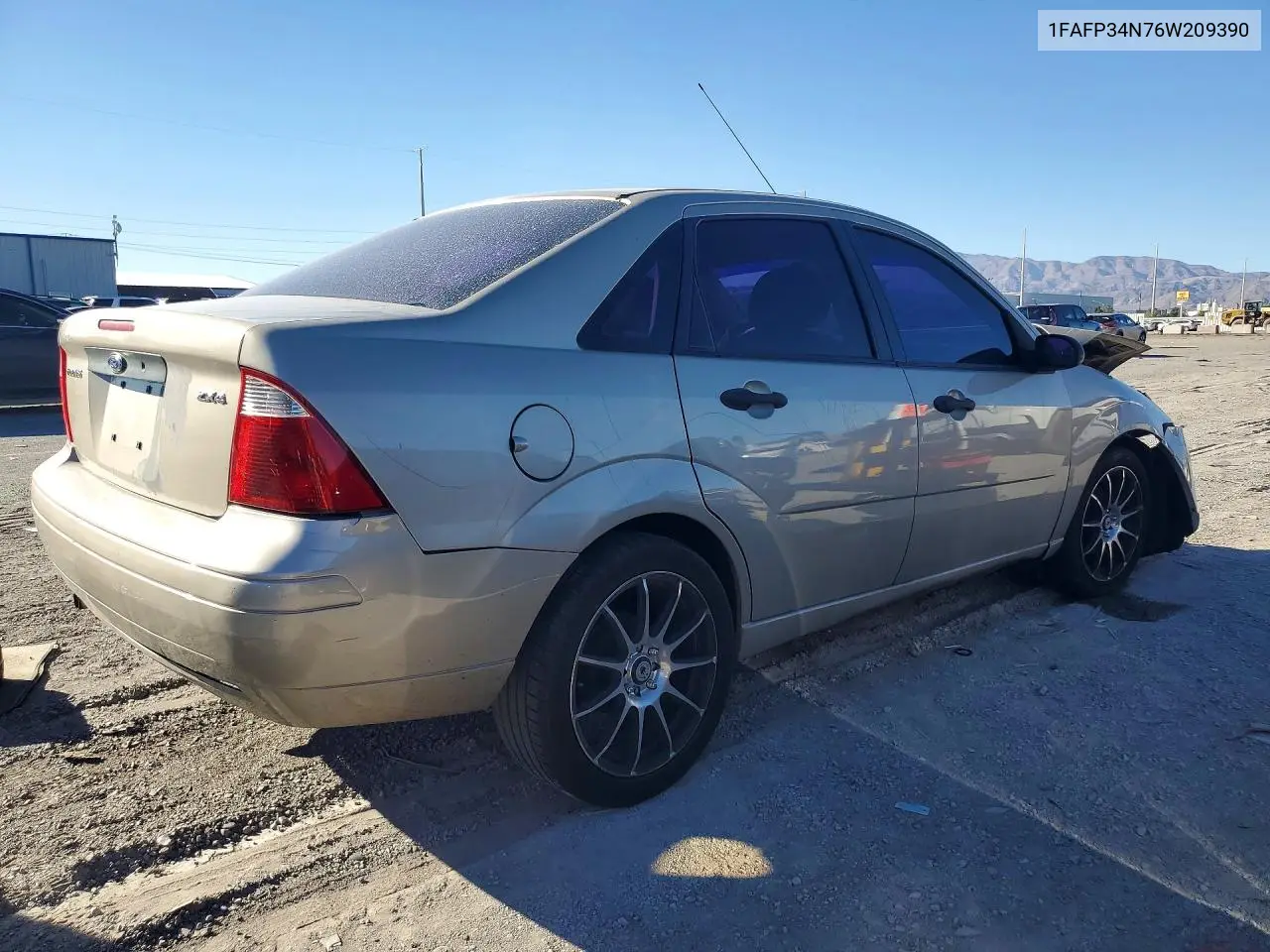 2006 FORD FOCUS VIN 1FAFP34N76W209390 — фото 3