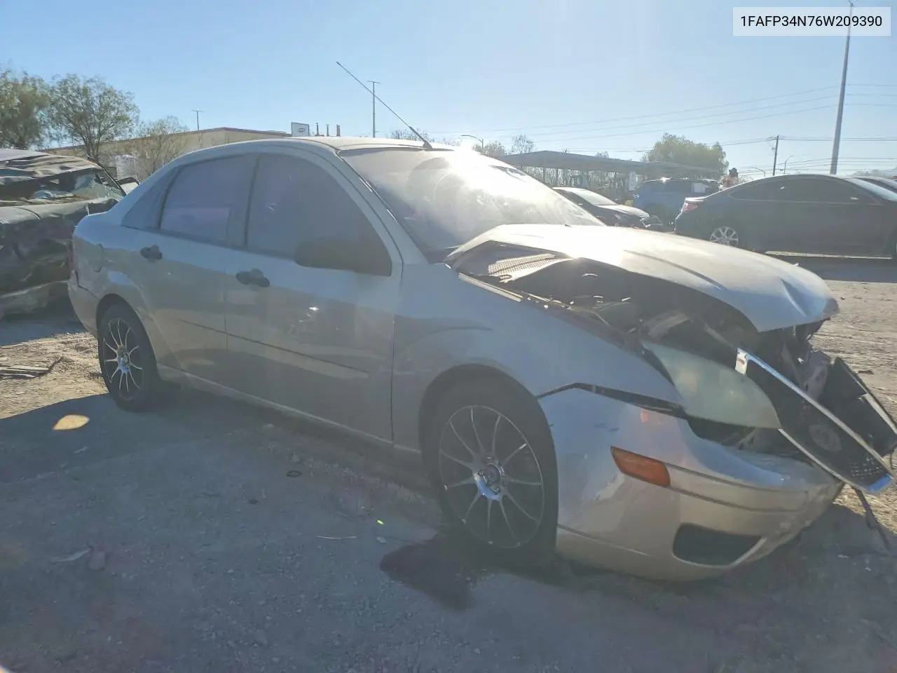 2006 FORD FOCUS VIN 1FAFP34N76W209390 — фото 4