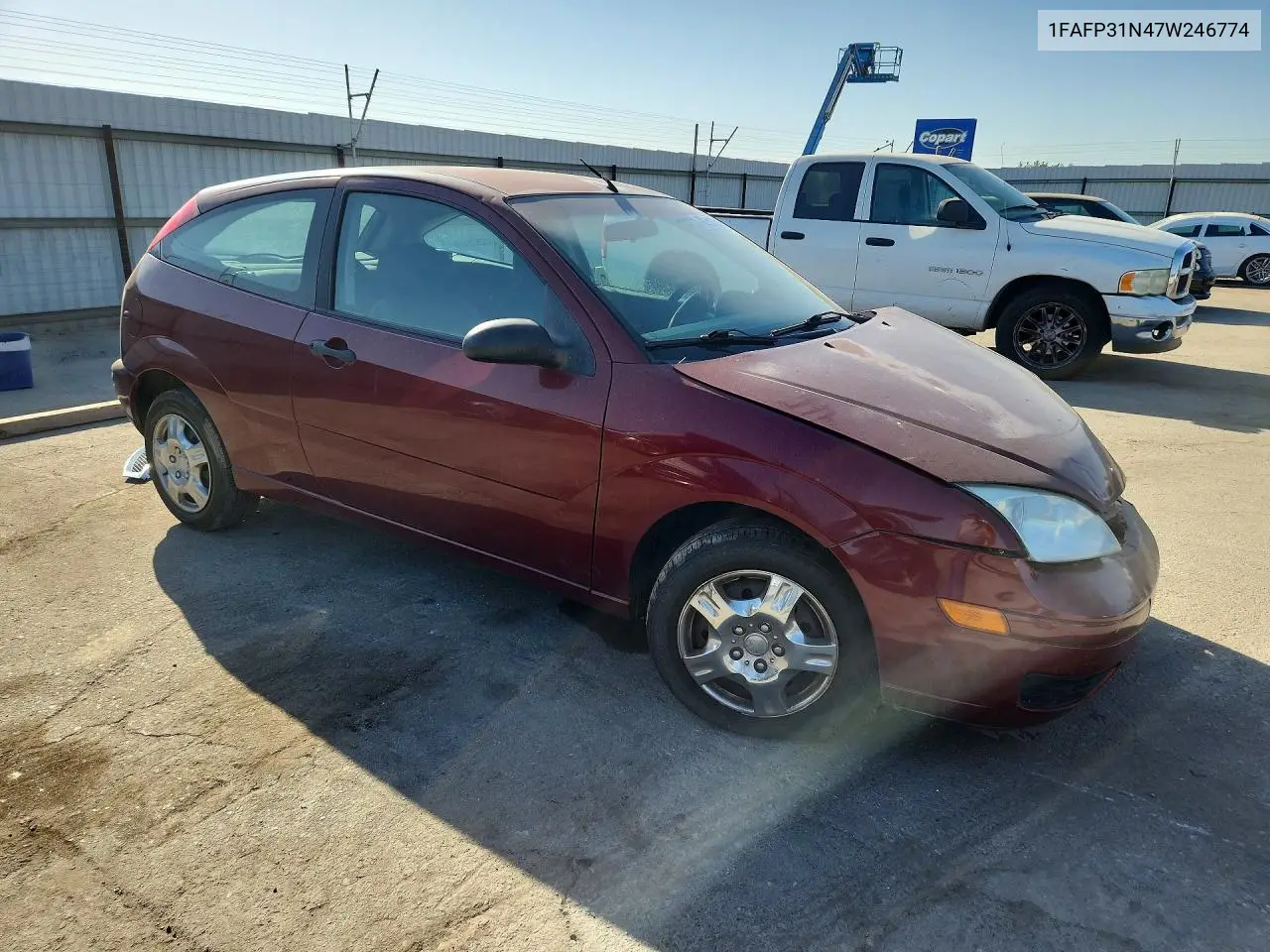 2007 FORD FOCUS VIN 1FAFP31N47W246774 — фото 4