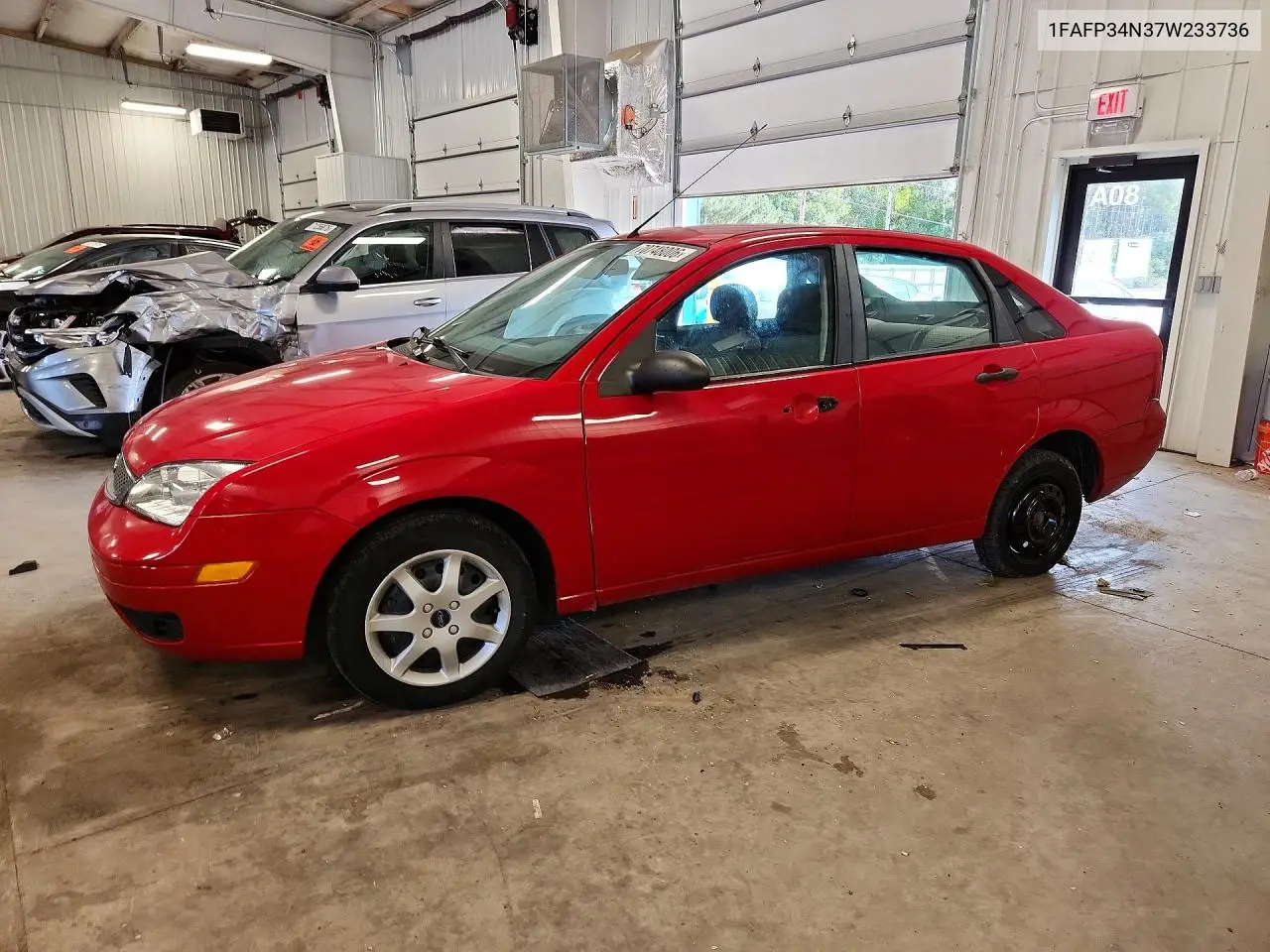 FORD FOCUS 2007, VIN 1FAFP34N37W233736
