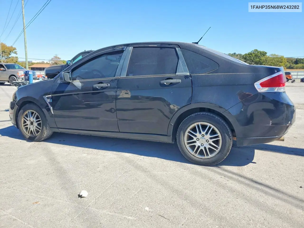 2008 FORD FOCUS VIN 1FAHP35N68W243282 — фото 2