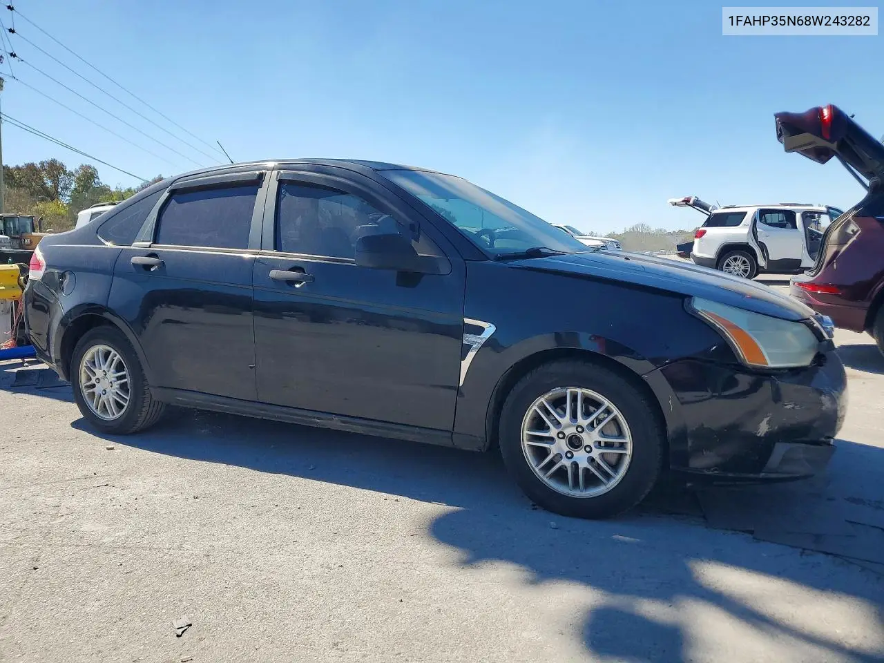 2008 FORD FOCUS VIN 1FAHP35N68W243282 — фото 4