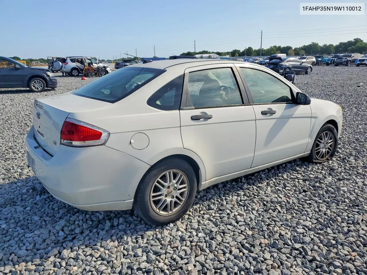 2009 FORD FOCUS VIN 1FAHP35N19W110012 — фото 3