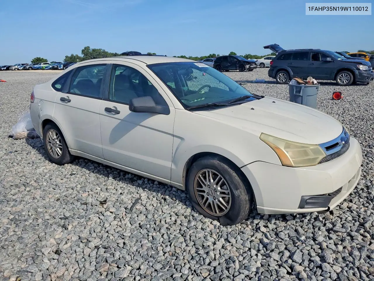 2009 FORD FOCUS VIN 1FAHP35N19W110012 — фото 4