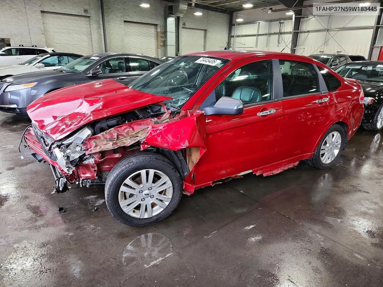 FORD FOCUS 2009, VIN 1FAHP37N59W183445