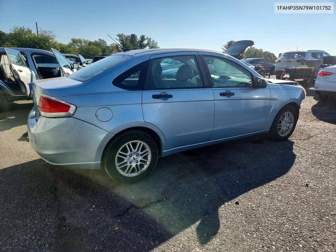 2009 FORD FOCUS VIN 1FAHP35N79W101752 — фото 3