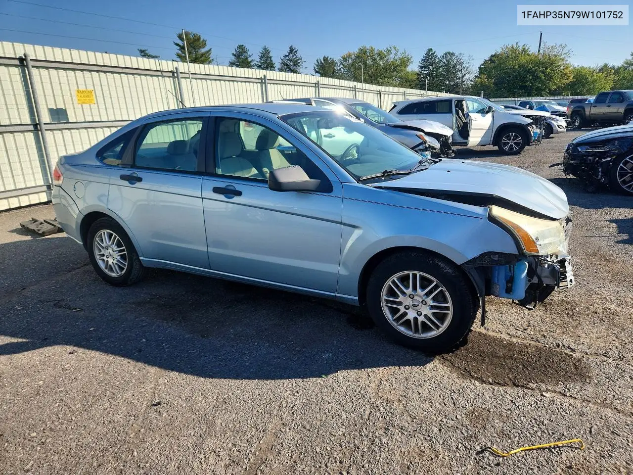 2009 FORD FOCUS VIN 1FAHP35N79W101752 — фото 4