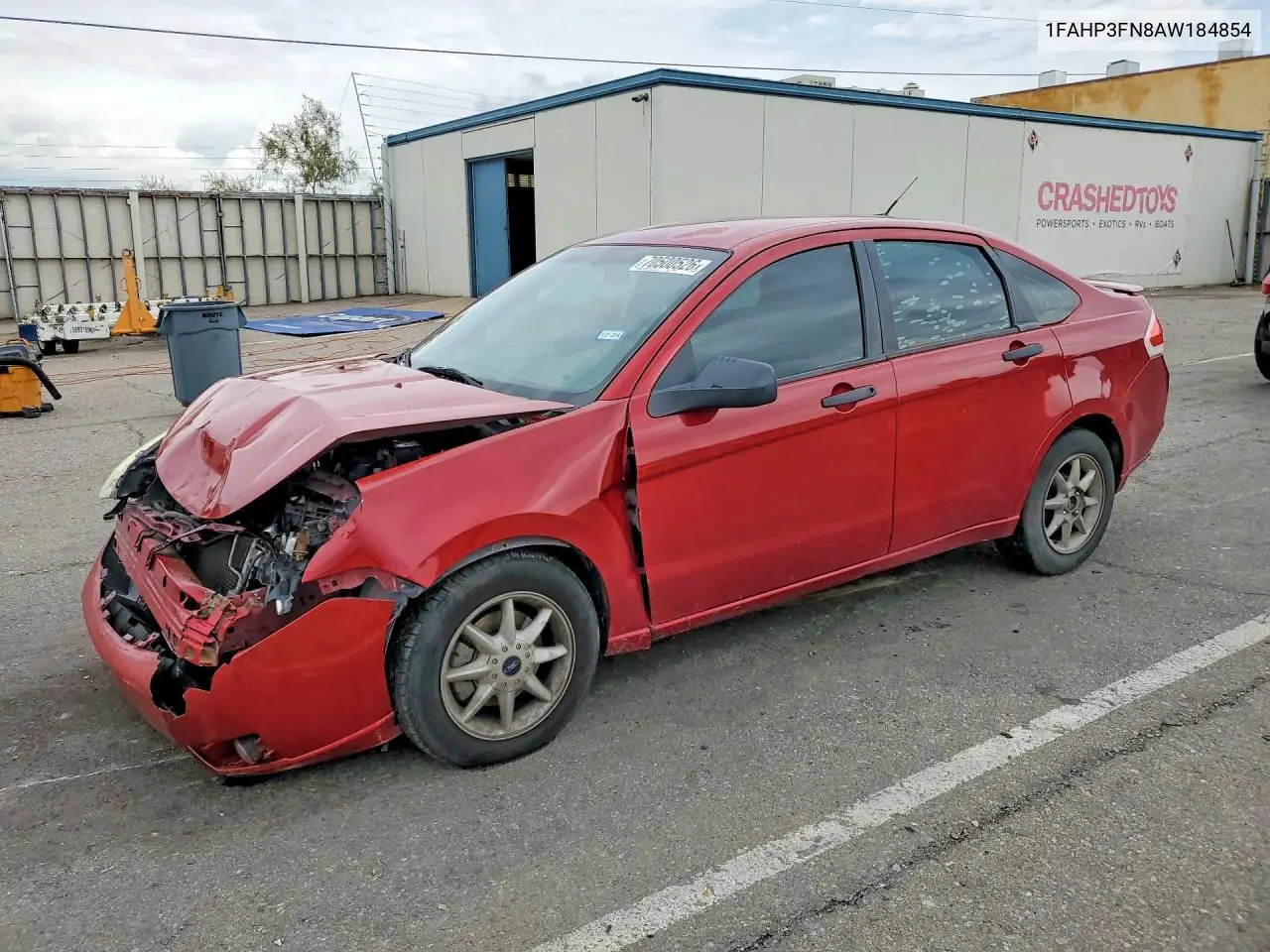 FORD FOCUS 2010, VIN 1FAHP3FN8AW184854
