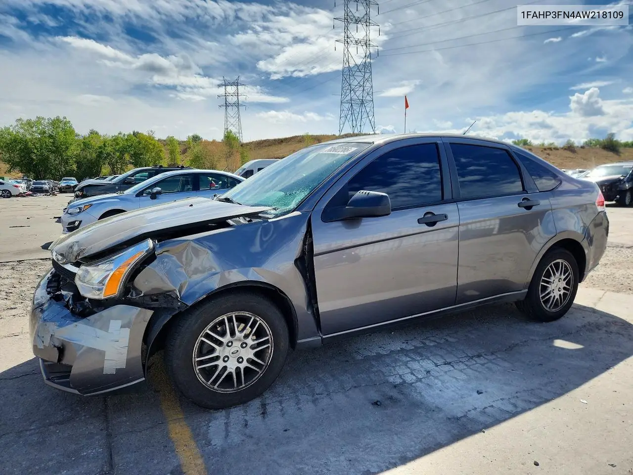 FORD FOCUS 2010, VIN 1FAHP3FN4AW218109