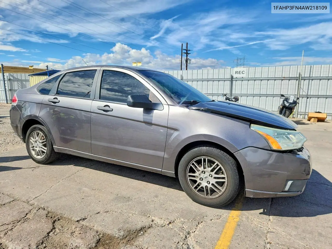 2010 FORD FOCUS VIN 1FAHP3FN4AW218109 — фото 4