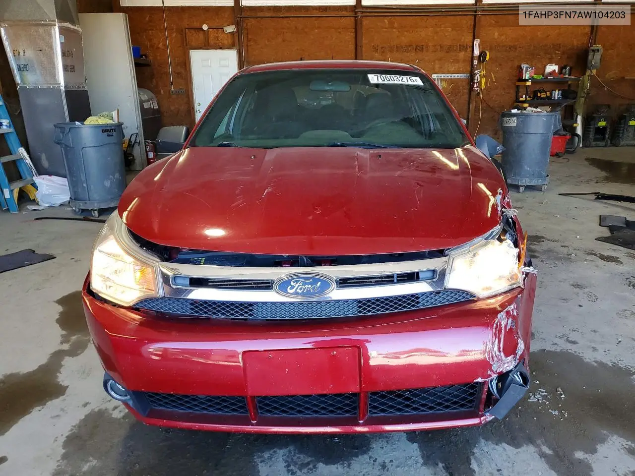 2010 FORD FOCUS VIN 1FAHP3FN7AW104203 — фото 5