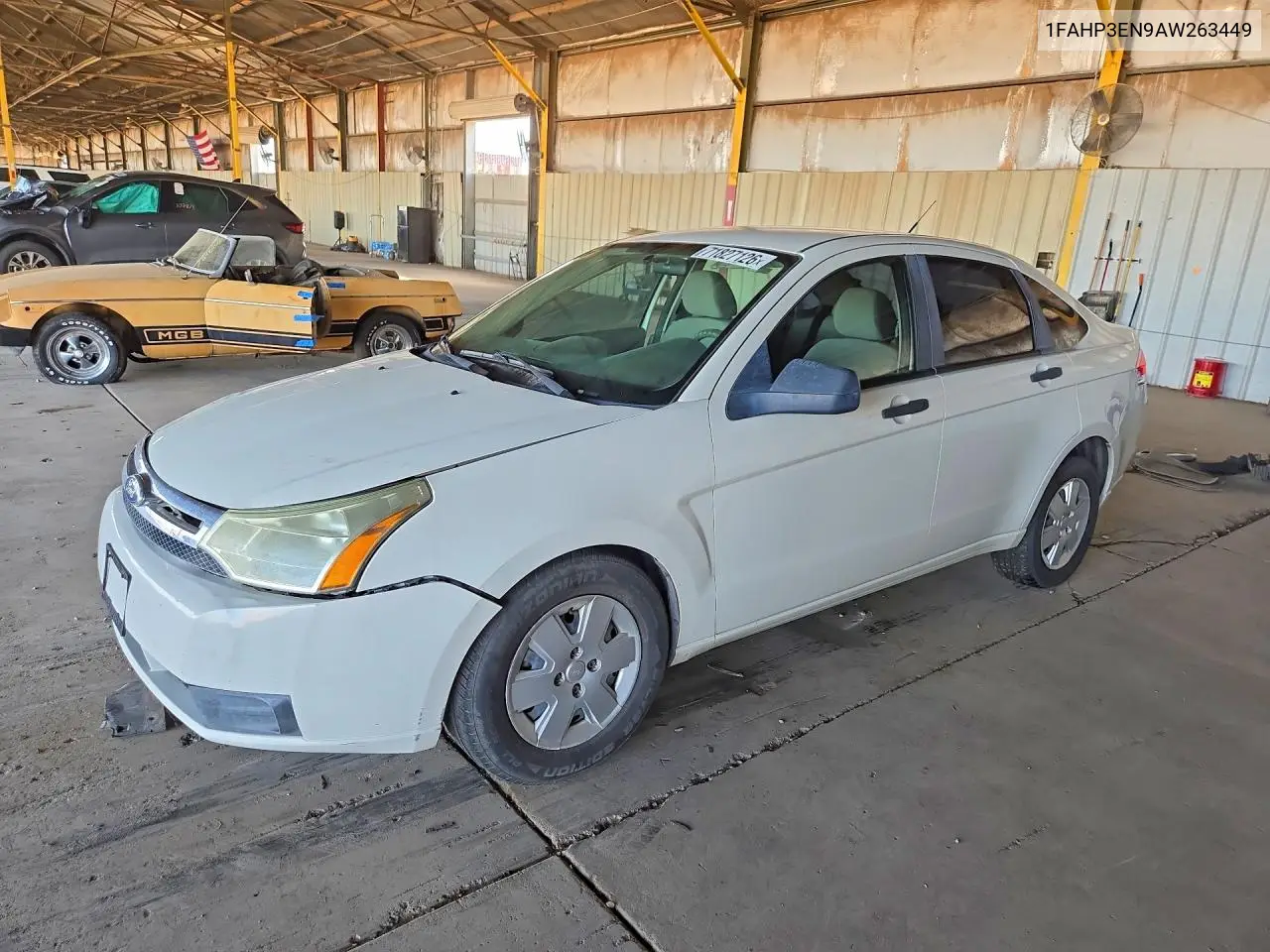 FORD FOCUS 2010, VIN 1FAHP3EN9AW263449