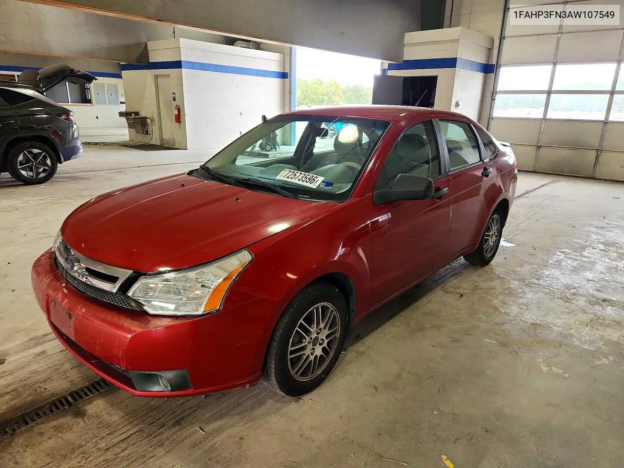 FORD FOCUS 2010, VIN 1FAHP3FN3AW107549
