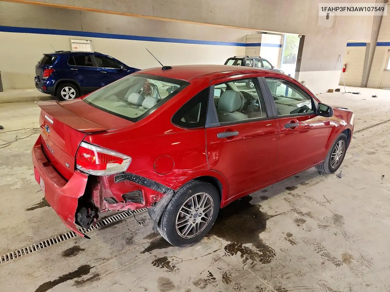 2010 FORD FOCUS VIN 1FAHP3FN3AW107549 — фото 3