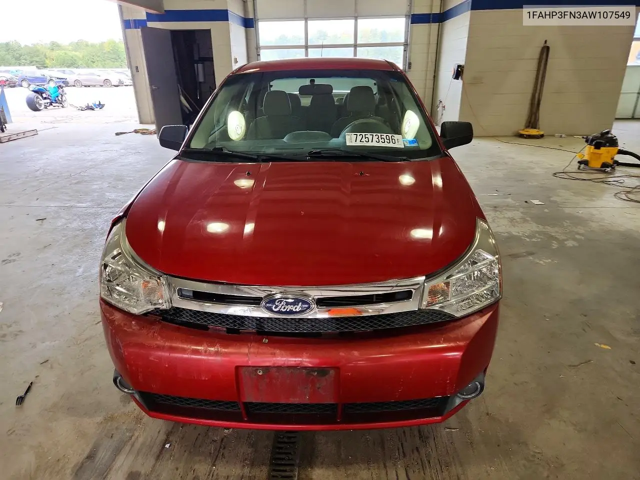 2010 FORD FOCUS VIN 1FAHP3FN3AW107549 — фото 5