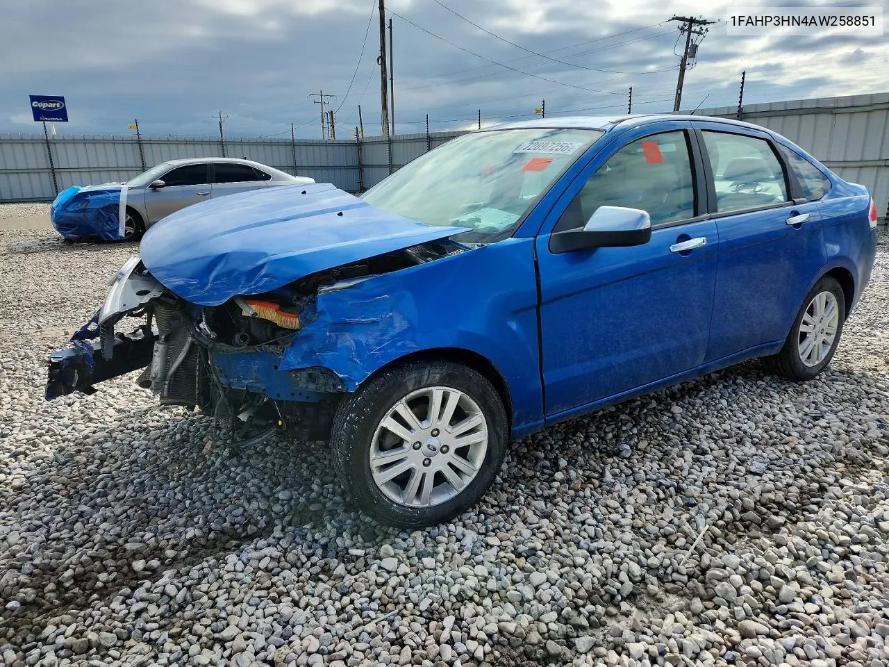 FORD FOCUS 2010, VIN 1FAHP3HN4AW258851