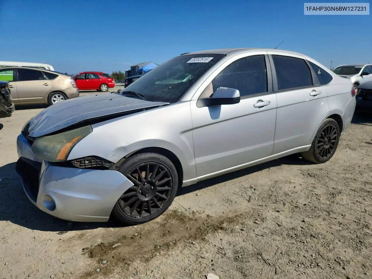 FORD FOCUS 2011, VIN 1FAHP3GN6BW127231