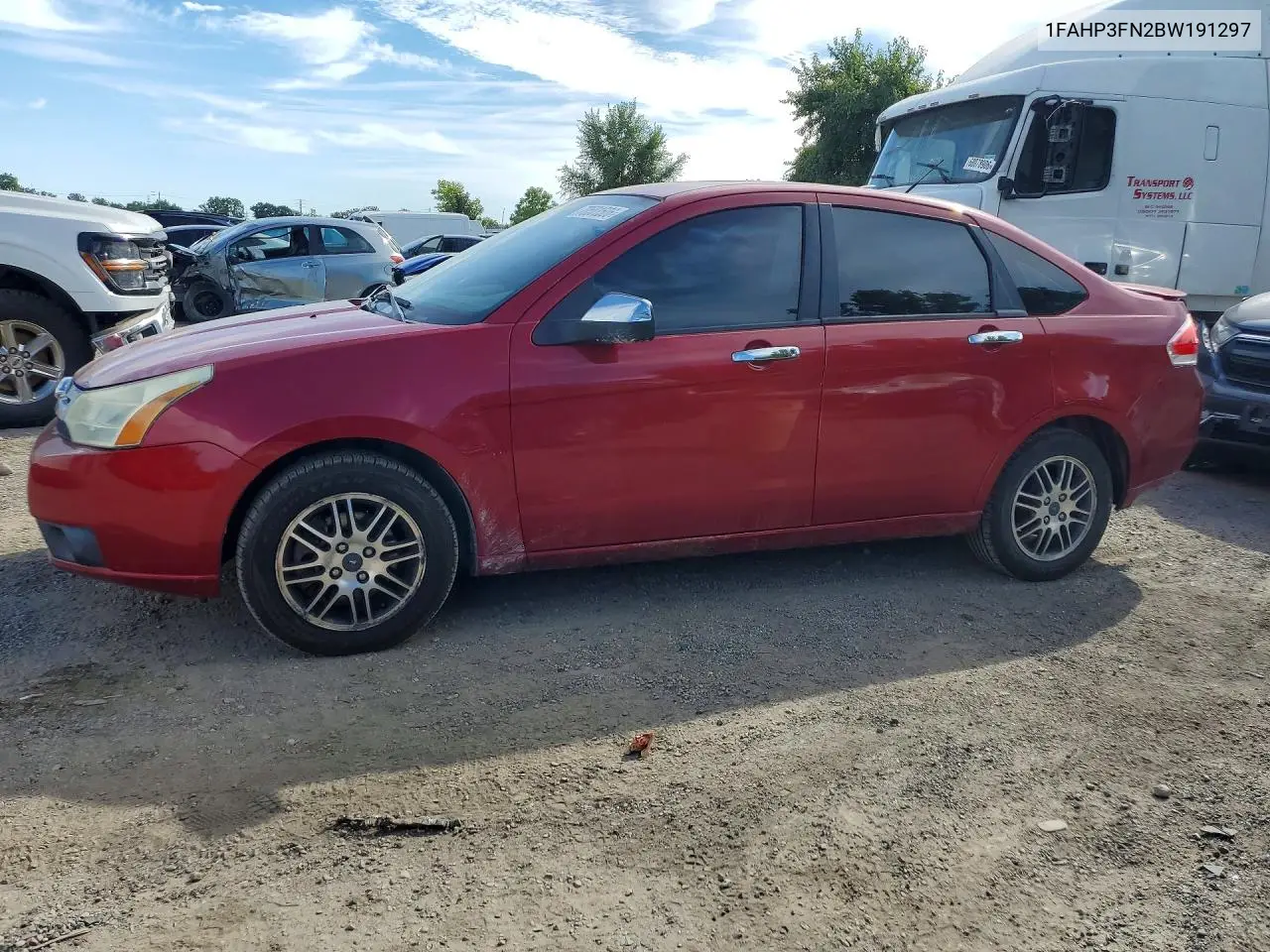FORD FOCUS 2011, VIN 1FAHP3FN2BW191297
