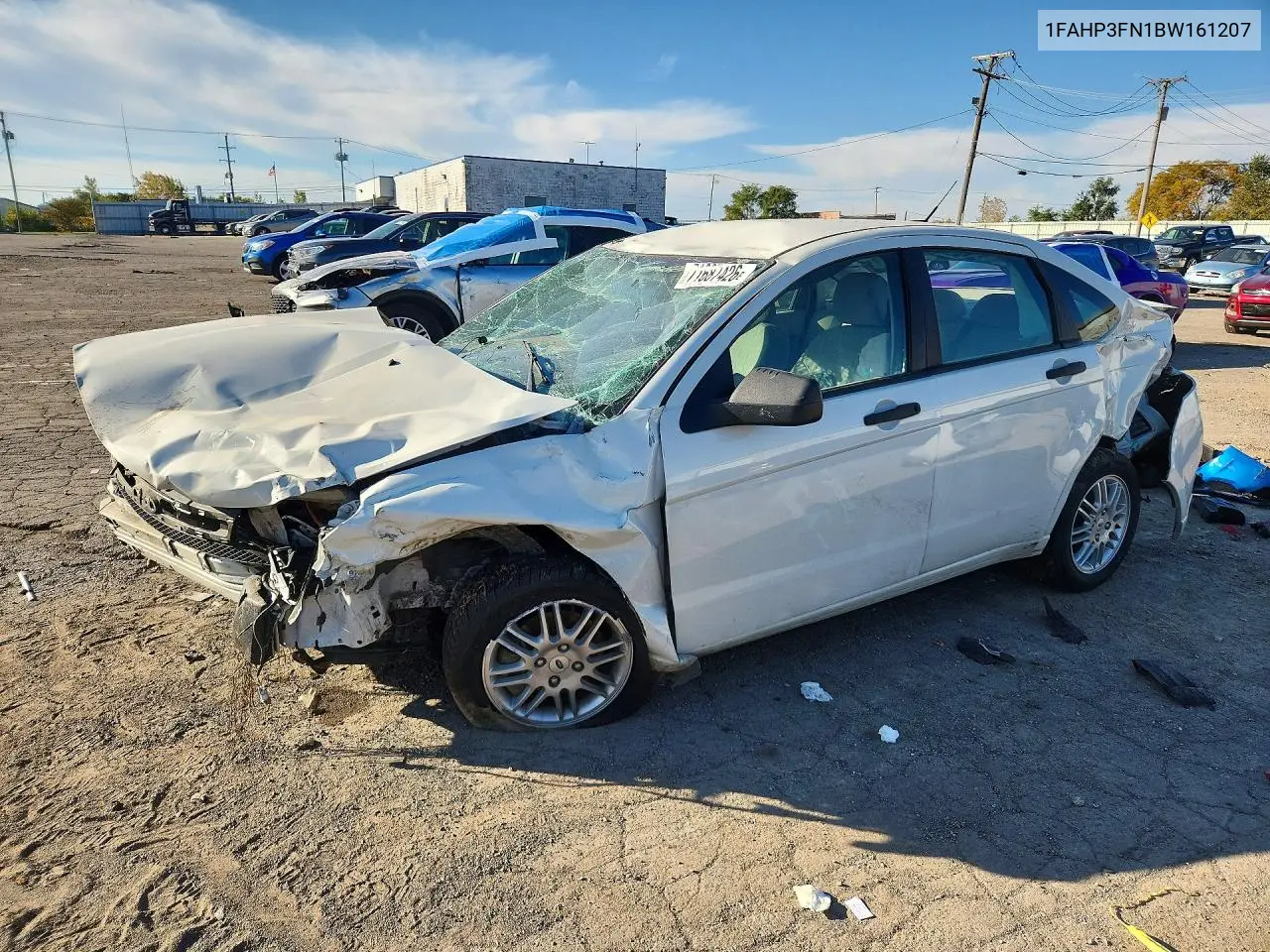 FORD FOCUS 2011, VIN 1FAHP3FN1BW161207