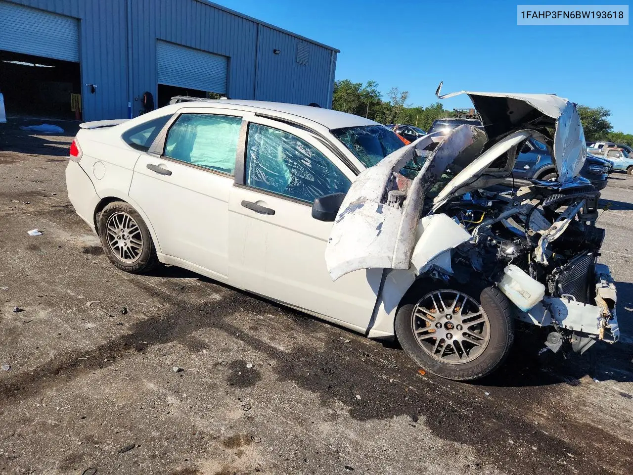 2011 FORD FOCUS VIN 1FAHP3FN6BW193618 — фото 4