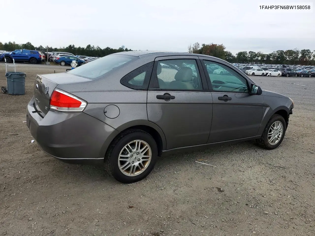 2011 FORD FOCUS VIN 1FAHP3FN6BW158058 — фото 3