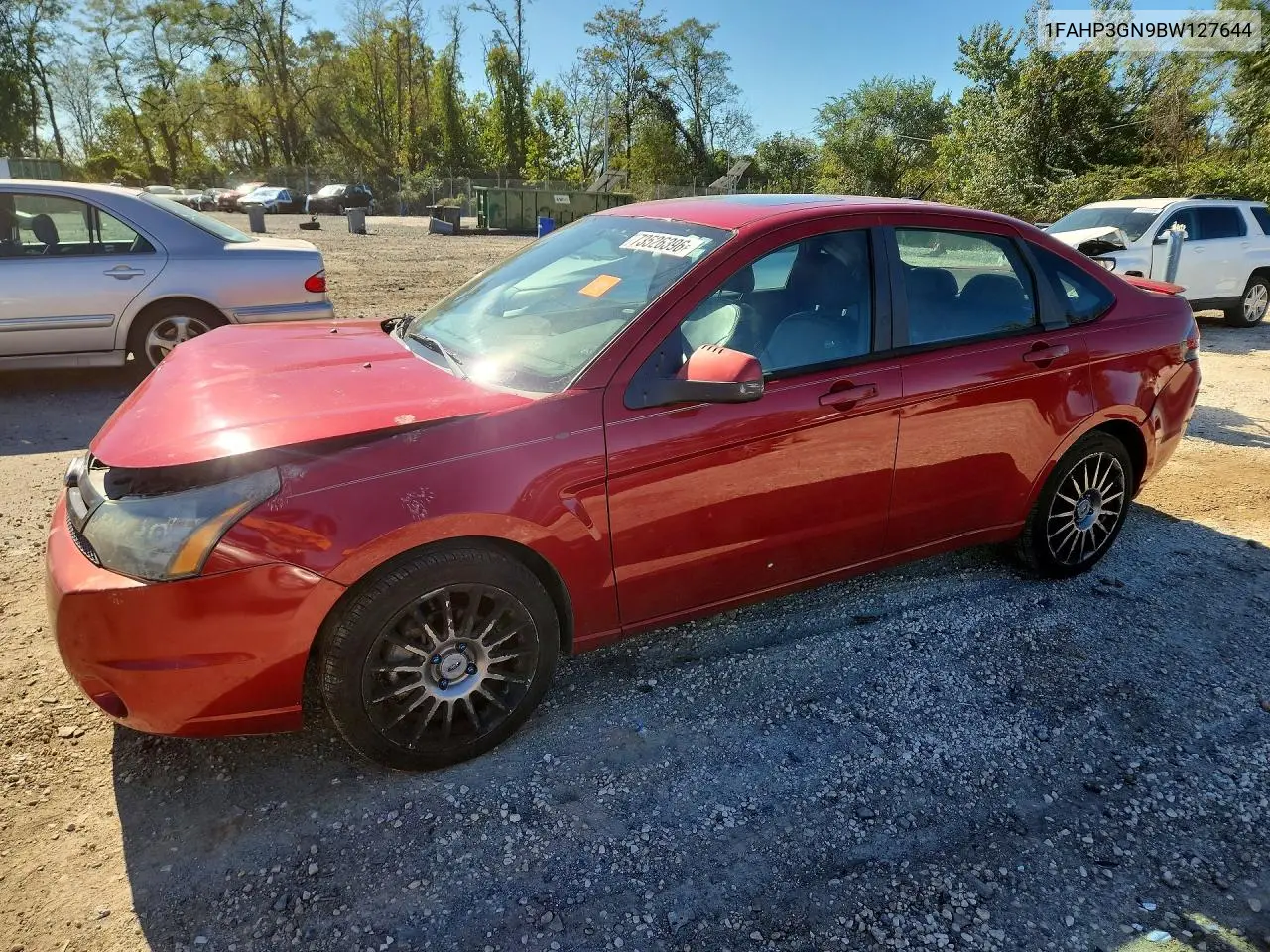 FORD FOCUS 2011, VIN 1FAHP3GN9BW127644