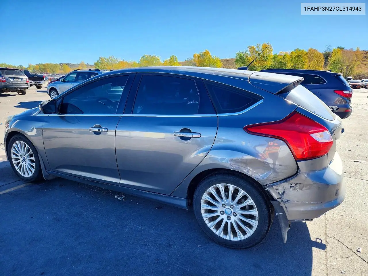 2012 FORD FOCUS VIN 1FAHP3N27CL314943 — фото 2