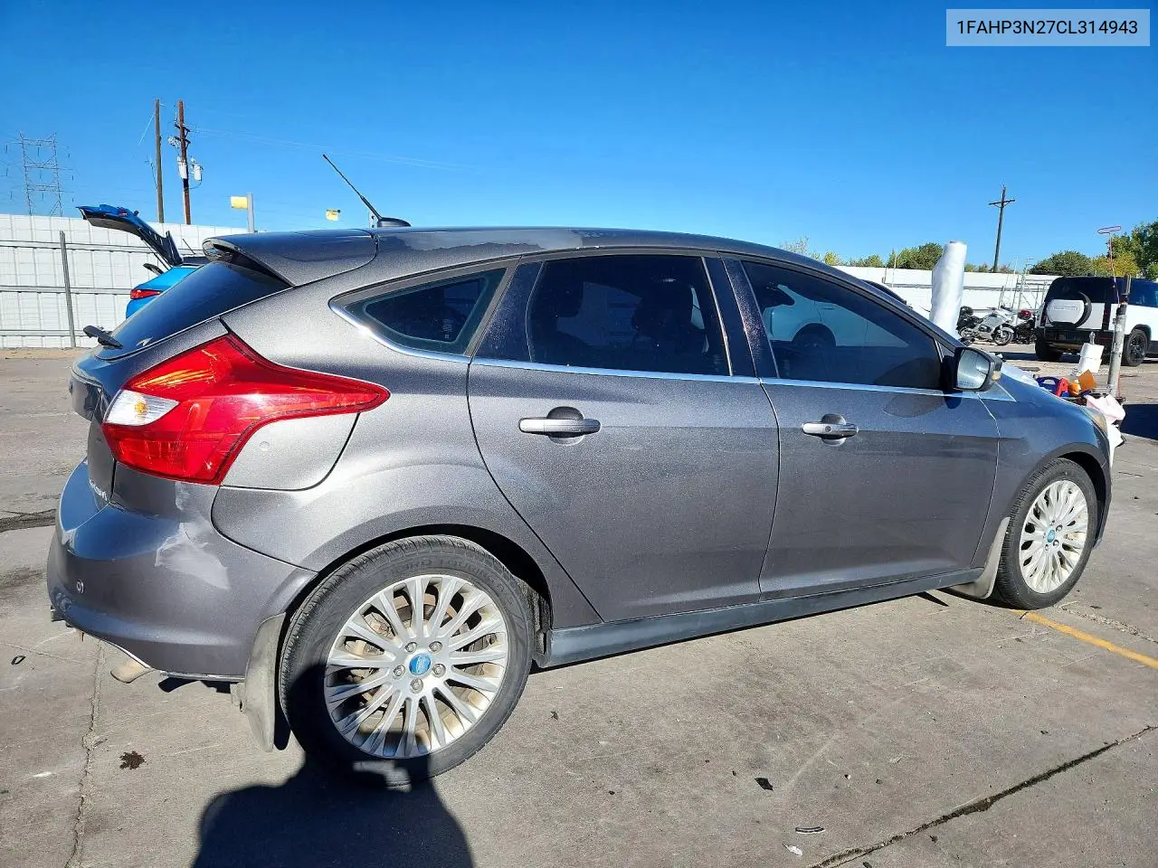 2012 FORD FOCUS VIN 1FAHP3N27CL314943 — фото 3