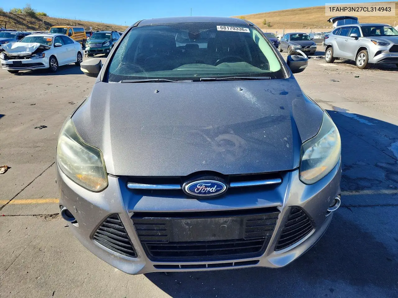 2012 FORD FOCUS VIN 1FAHP3N27CL314943 — фото 5