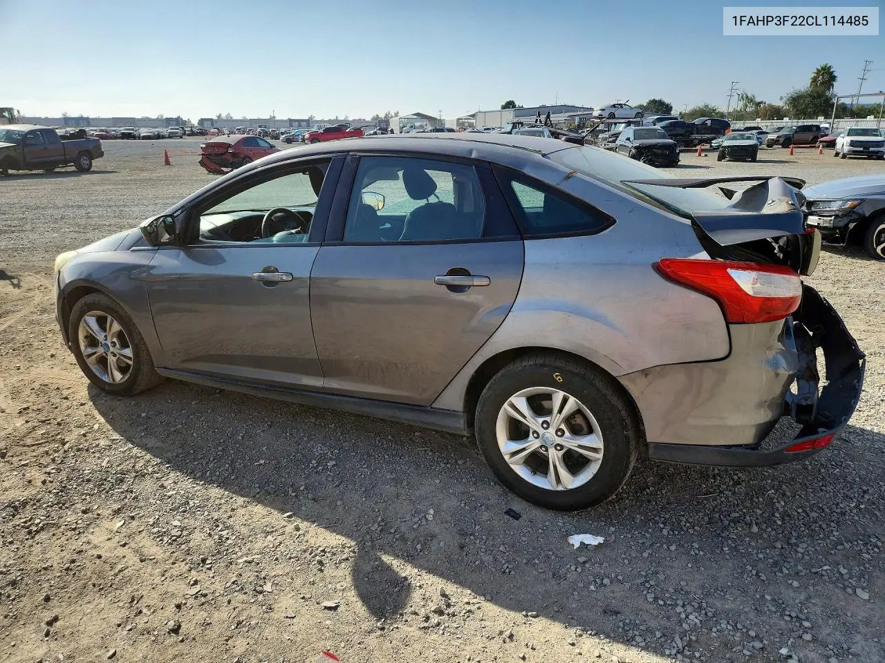 2012 FORD FOCUS VIN 1FAHP3F22CL114485 — фото 2