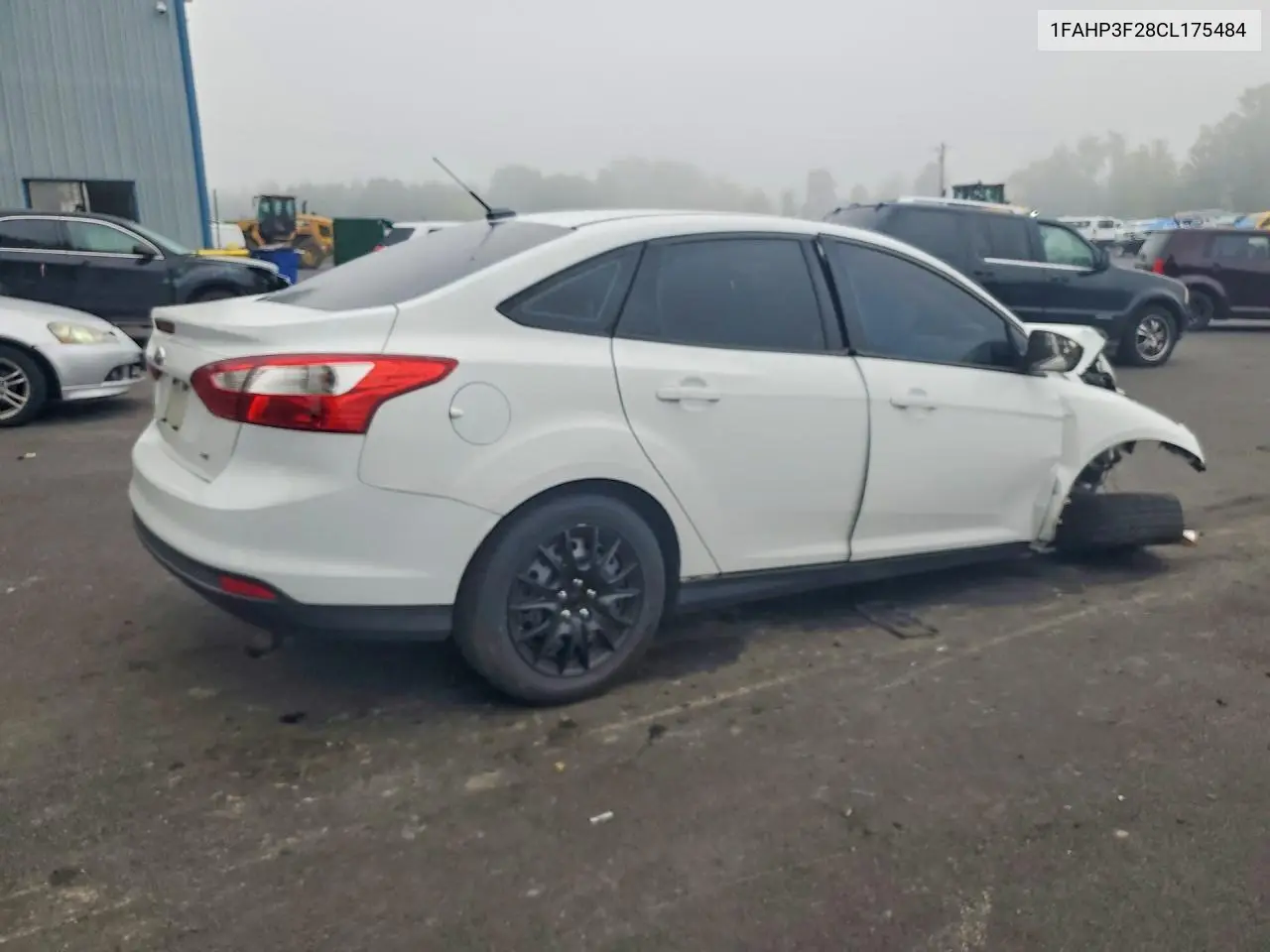 2012 FORD FOCUS VIN 1FAHP3F28CL175484 — фото 3