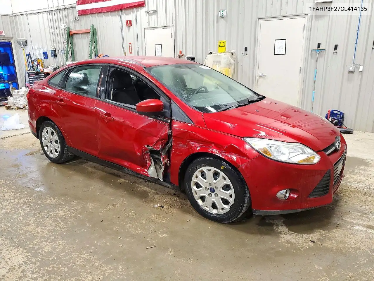 2012 FORD FOCUS VIN 1FAHP3F27CL414135 — фото 4