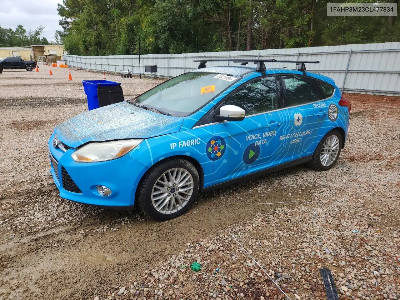 FORD FOCUS 2012, VIN 1FAHP3M23CL477834