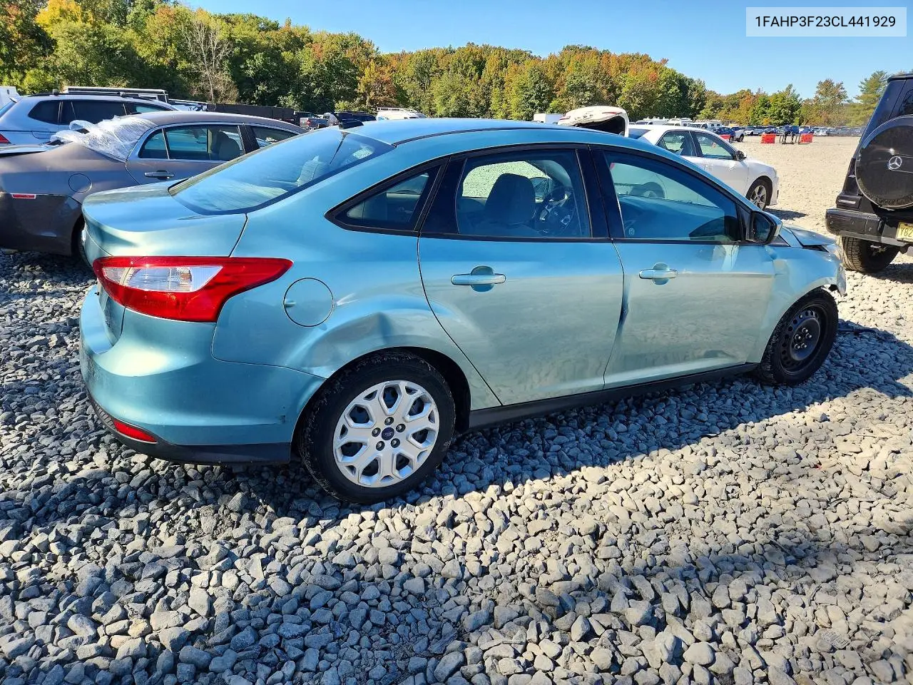 2012 FORD FOCUS VIN 1FAHP3F23CL441929 — фото 3