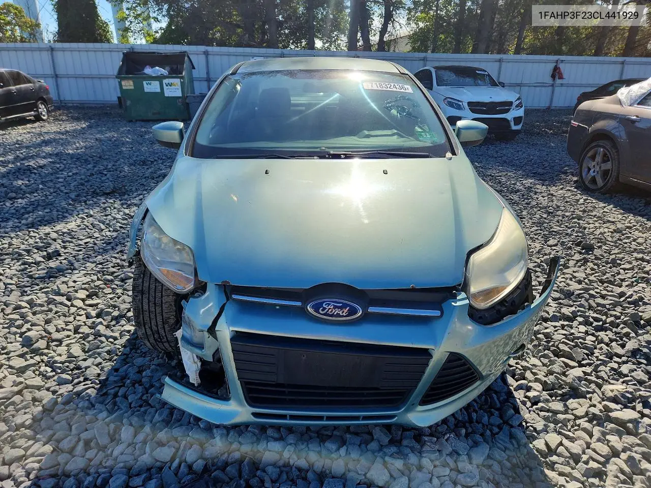 2012 FORD FOCUS VIN 1FAHP3F23CL441929 — фото 5