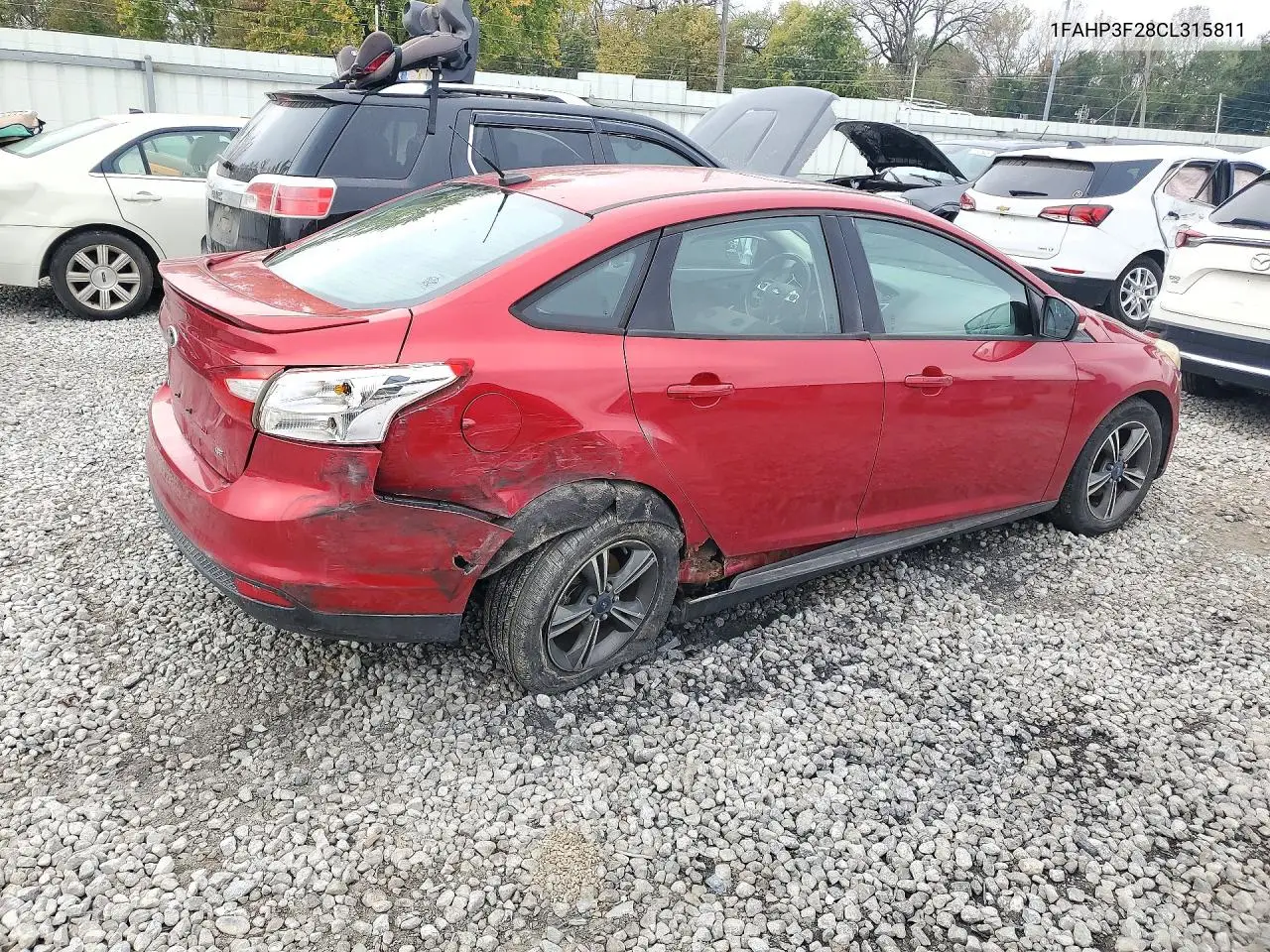 2012 FORD FOCUS VIN 1FAHP3F28CL315811 — фото 3