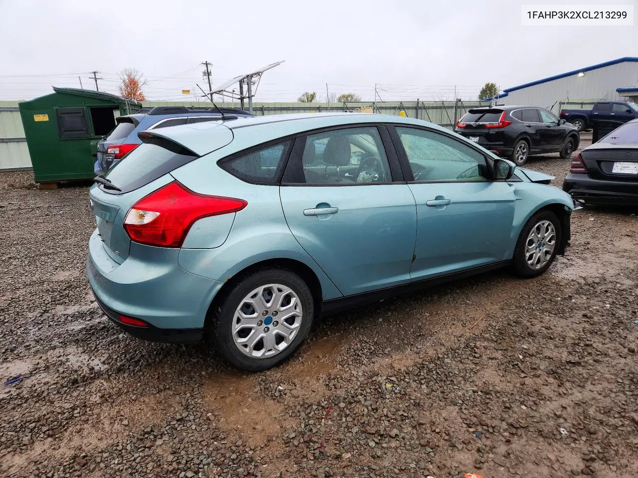 2012 FORD FOCUS VIN 1FAHP3K2XCL213299 — фото 3