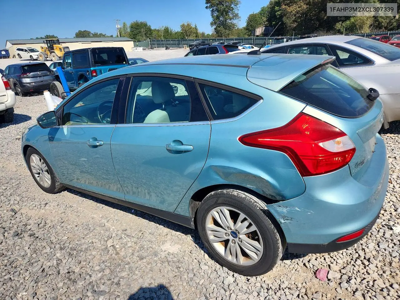 2012 FORD FOCUS VIN 1FAHP3M2XCL307339 — фото 2